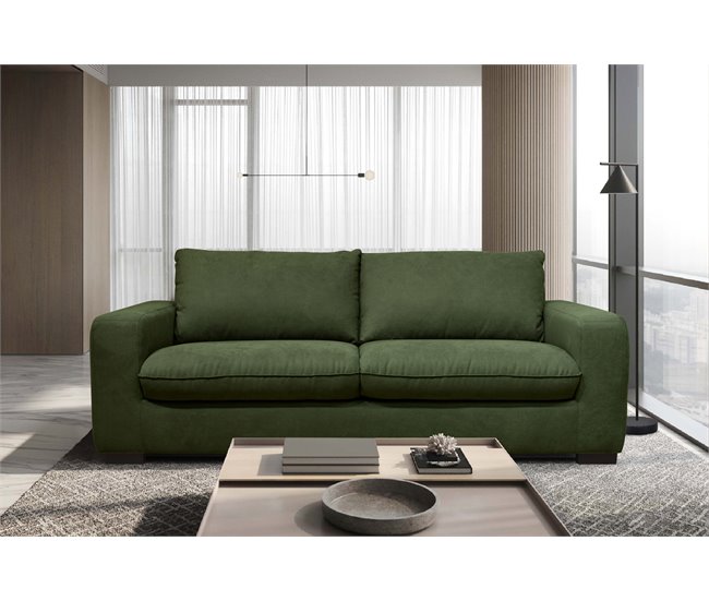 Sofá cama SWEET 2 plazas con apertura italiana Verde