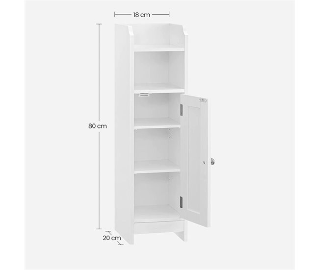 Pequeño mueble de almacenamiento Blanco