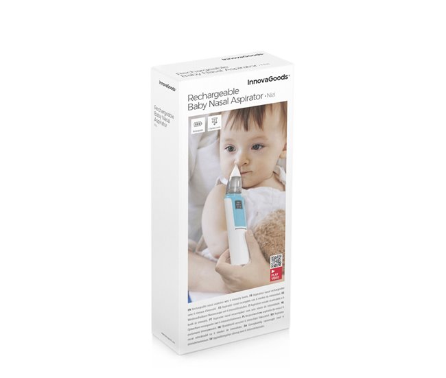 Aspirador Nasal Recargable para Bebés Blanco