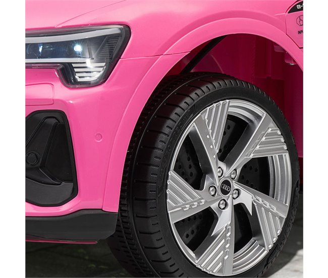Coche Eléctrico Infantil PP, Metal HOMCOM Rosa