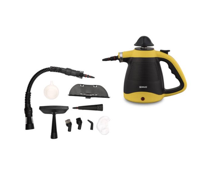 VAPORETA - 14 ACCESORIOS - 900W Amarillo