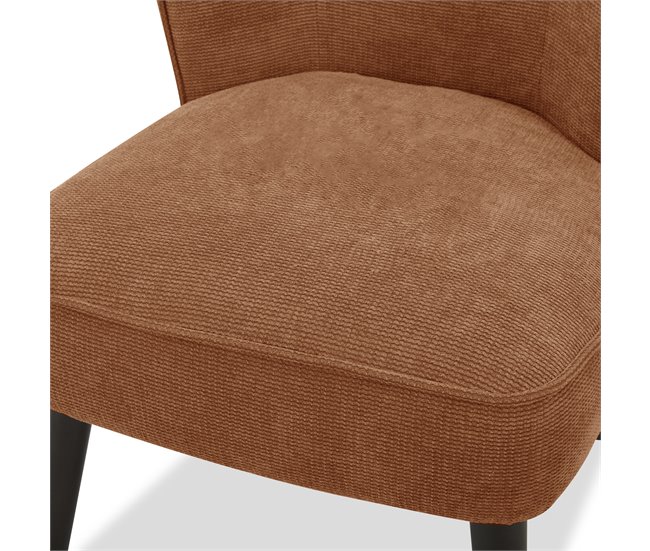Sillón decorativo NINA Terracota