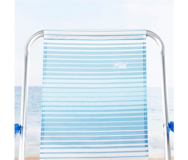 Aktive Silla de playa plegable Azul