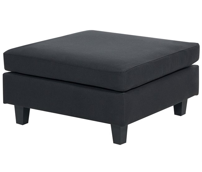 Beliani Sofá modular Poliéster UNSTAD Negro