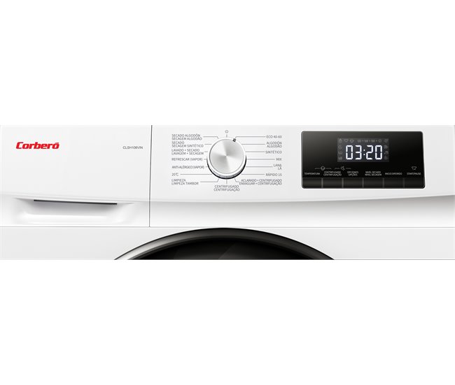 Lavadora - Secadora CORBERÓ CLSH106VIN 10kg - 6kg 1400 RPM Blanco