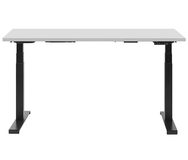 Beliani Escritorio DESTIN 130x72 Gris
