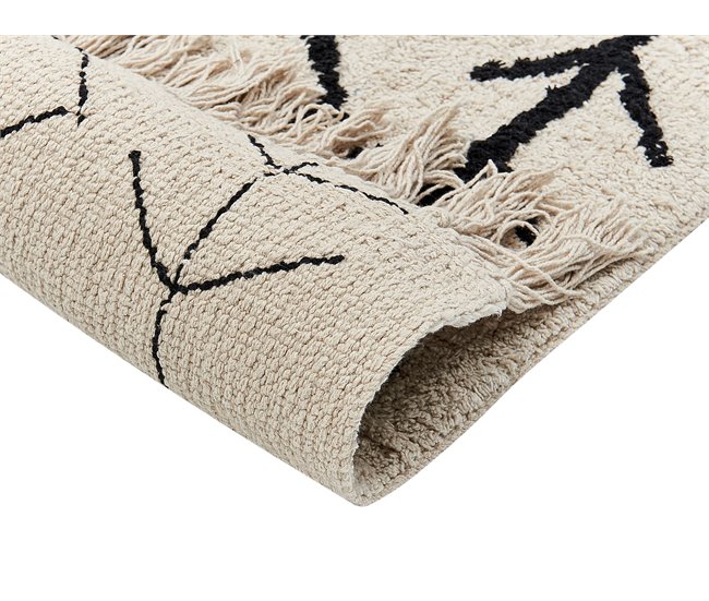 Beliani Alfombra de pelo corto BOZKIR 160x230 Beige