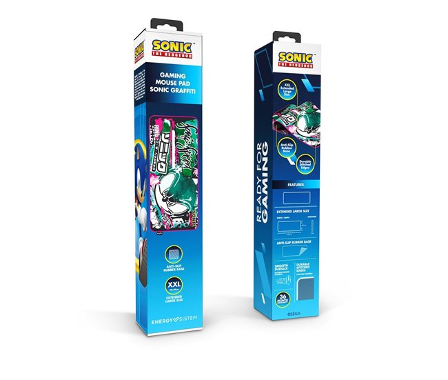 Alfombrilla Gaming ESG Sonic Graffiti Multicolor