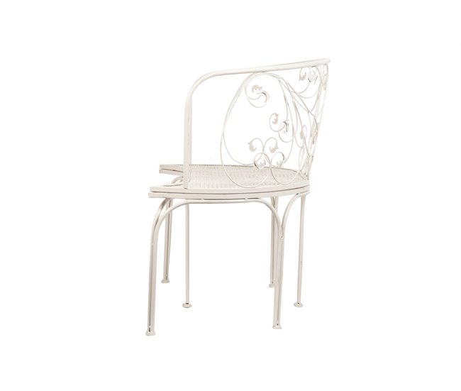 Banco Hierro Adda Home Blanco