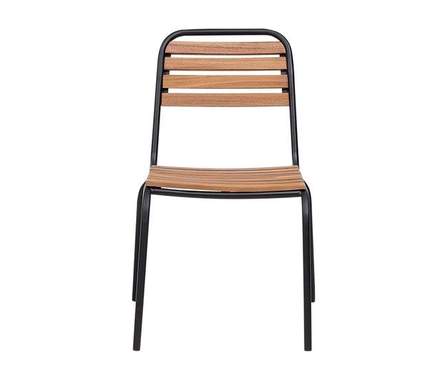 Beliani Conjunto de comedor VALLESE Madera Clara