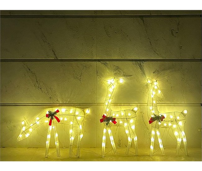 Beliani Decoración LED ANGELI Blanco
