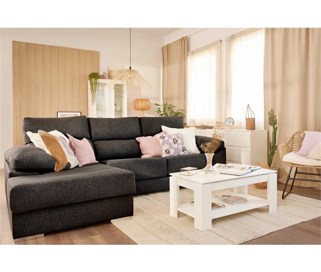 Chaise longue NOEMI Antracita