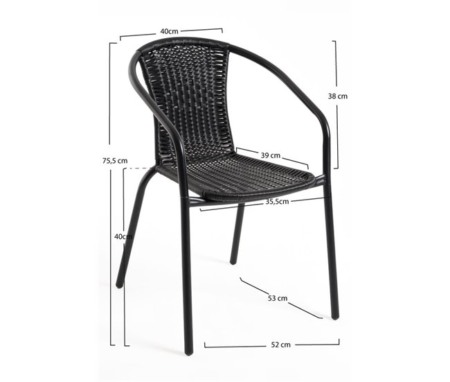 Silla Gardi Negro
