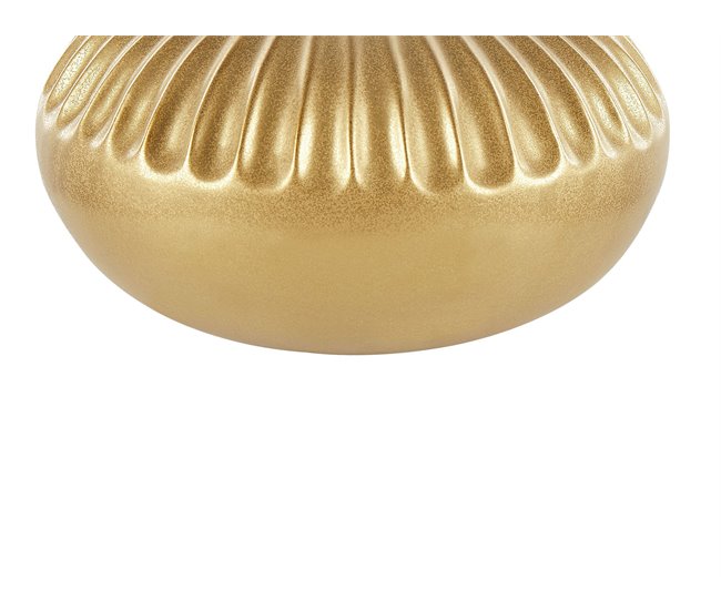 Beliani Jarrón decorativo CERCEI Dorado