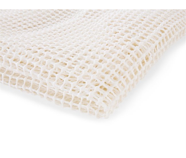 Beliani Alfombra antideslizante BALAD 110x140 Blanco