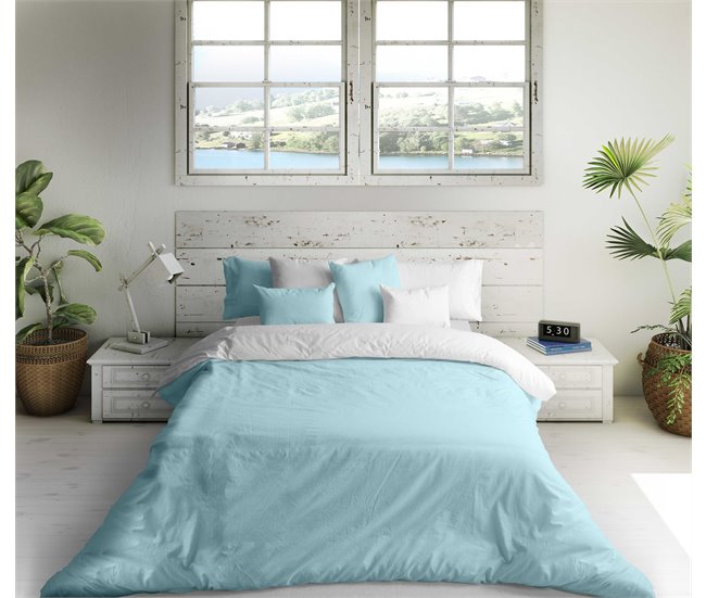 FUNDA NORDICA BICOLOR REVERSIBLE 