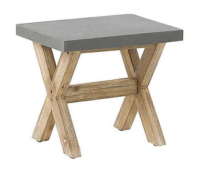 Beliani Conjunto de comedor OLBIA Gris