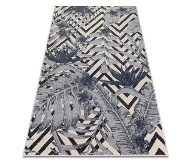 Alfombra HEOS 78540 Hojas Selva 190x270 Gris Oscuro