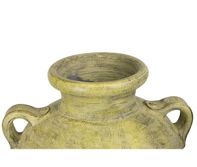 Anfora Terracota Envejecido Amarillo