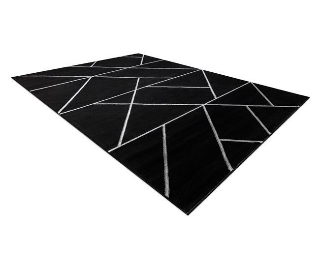 Alfombra EMERALD exclusivo 7543 glamour 80x150 Negro