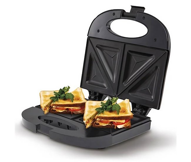 Sandwichera Mesko MS3080 Negro/ Gris