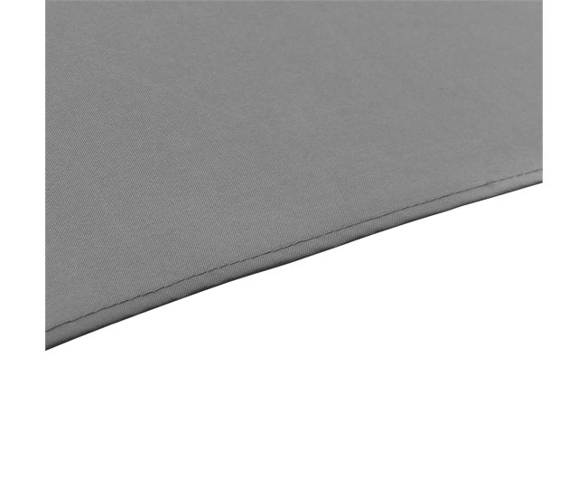 [casa.pro] Sombrilla de media pantalla con manivela 300x150 Blanco