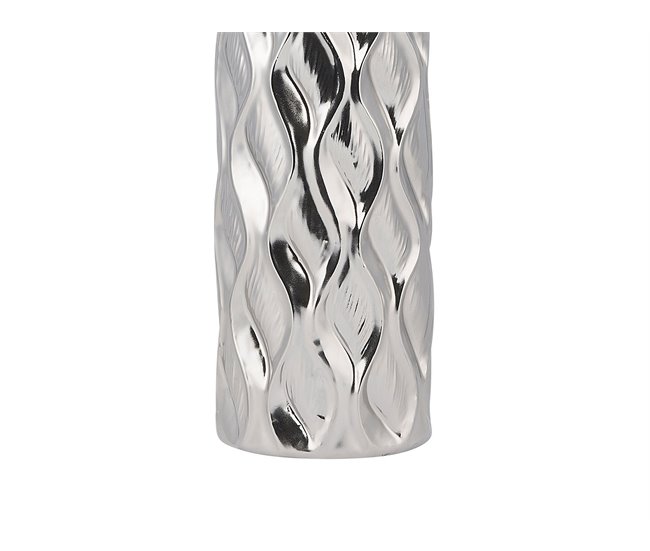 Beliani Jarrón decorativo BASSANIA Gris