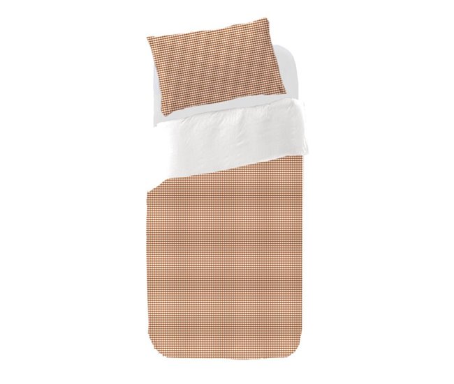 Funda nórdica Infantil Vichy Marron