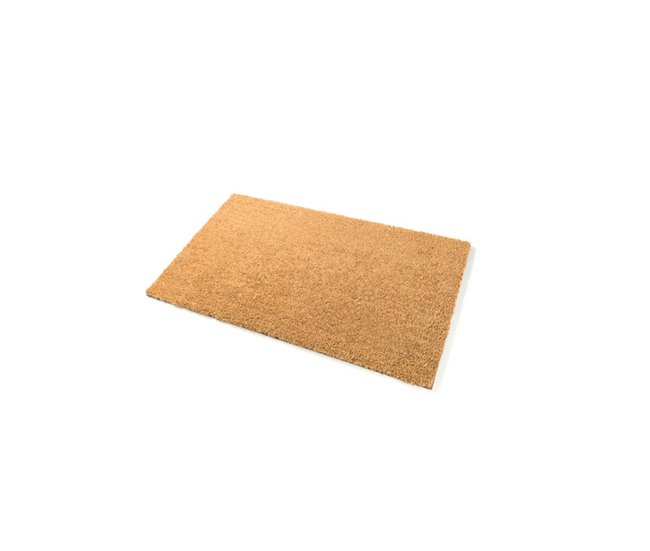 Acomoda Textil – Felpudo de Coco Natural Ecológico, Resistente y Antideslizante, Ideal para Interior y Exterior de Hogar, Oficina, Puertas y Jardín. 45x80 Marron