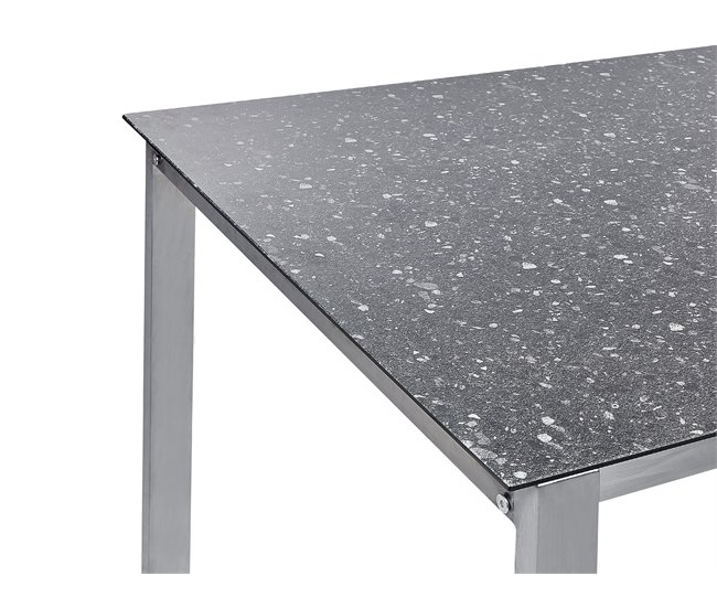 Beliani Conjunto de comedor COSOLETO/GROSSETO Blanco