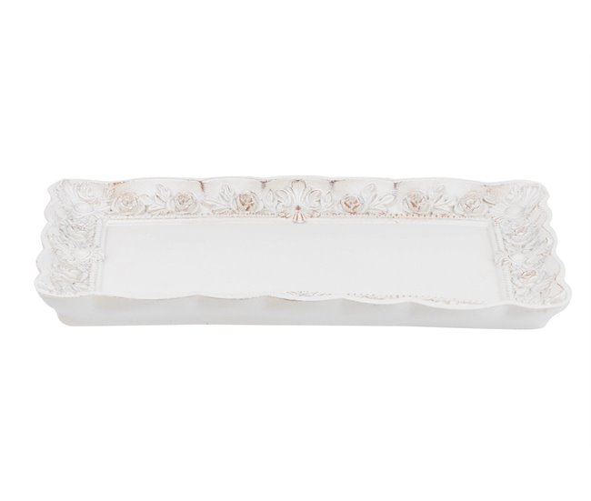 Bandeja Resina Adda Home Blanco