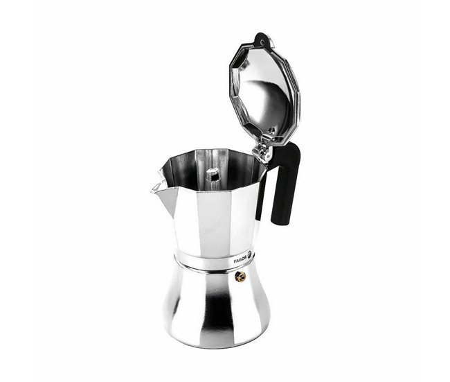 Cafetera Italiana Gris