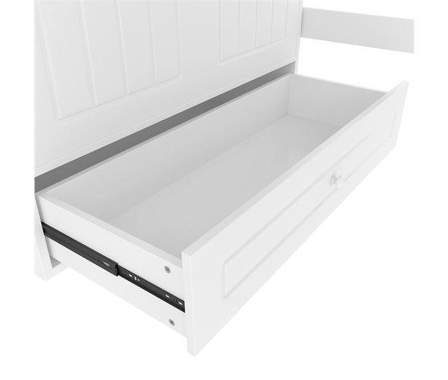Cama alta para niños Blanco