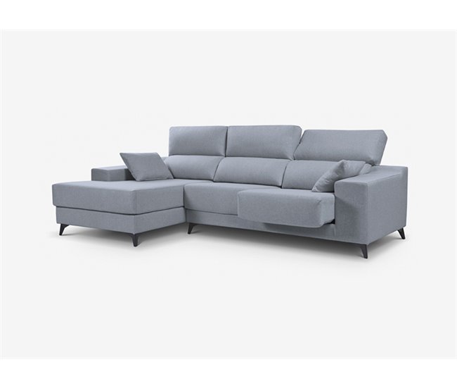 Chaise longue NOELIA 3 plazas Azul Claro