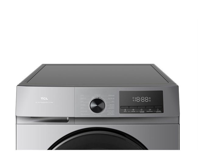 Lavadora frontal TCL FF0824A1ES 8 kilos 1400 RPM Inox