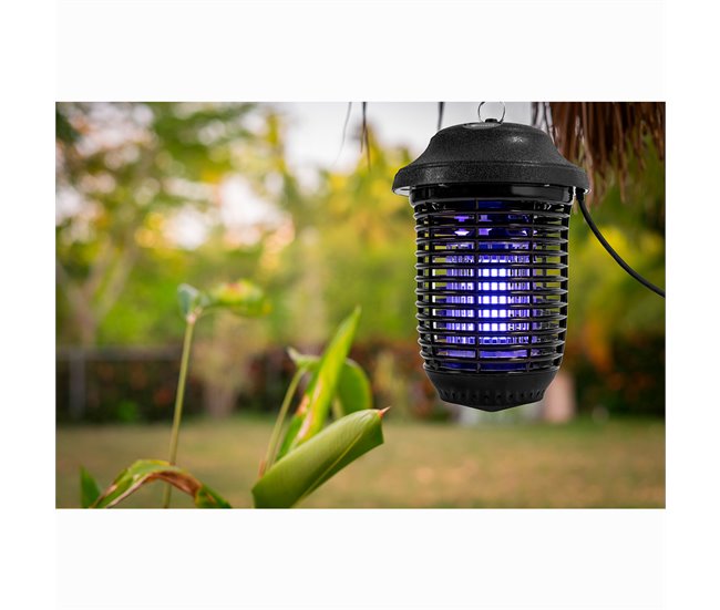 Lámpara Antimosquitos Eléctrica Exterior Amsta AMMK77814 Negro