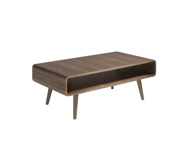 Mesa centro rectangular nogal Nogal