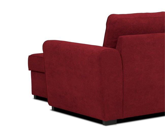 Chaise longue con cama ASTON Rojo