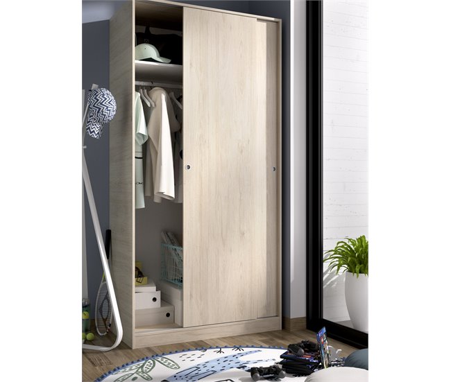 Armario 2 puertas correderas Slide 100 Multicolor