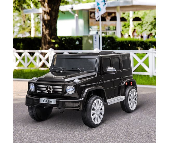 Coche Eléctrico Infantil PP, Metal HOMCOM Negro