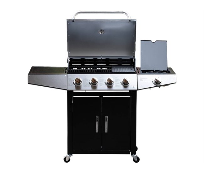 Barbacoa a gas Negro