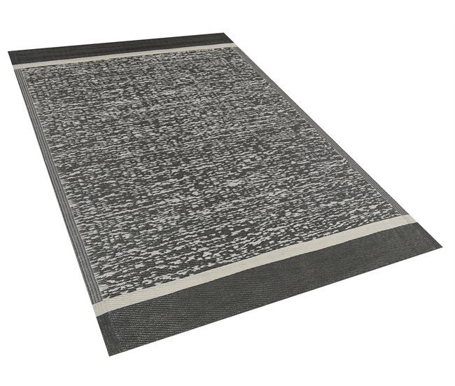 Beliani Alfombra de exterior BALLARI 120x180 Negro
