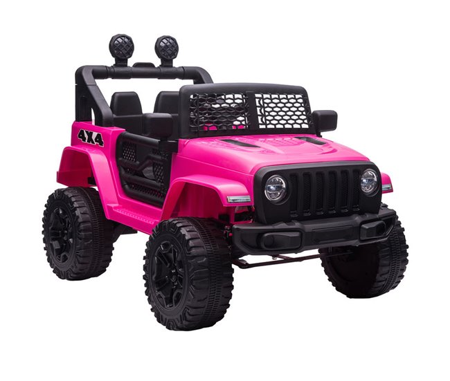 Coche Eléctrico Infantil PP, Metal HOMCOM Rosa