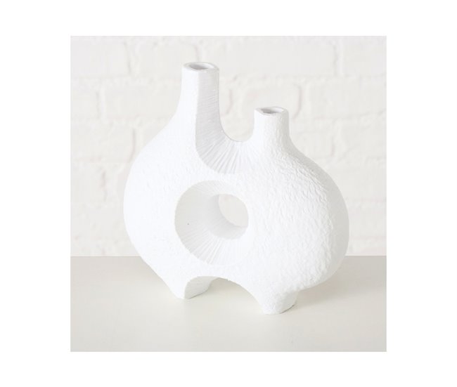 Jarrón decorativo PRADO marca BOLTZE Blanco