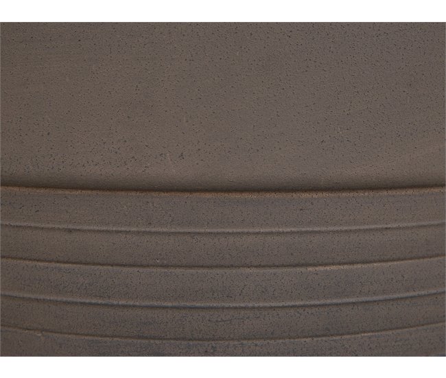 Beliani Conjunto de 2 macetas KATALIMA Marron