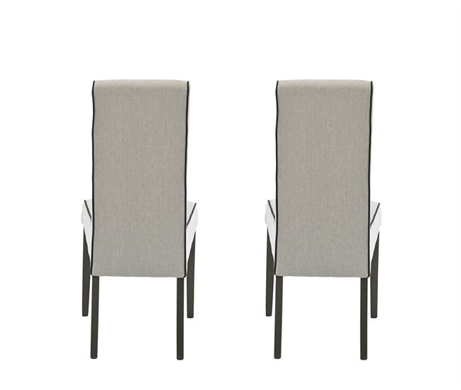 Pack de 2 sillas de comedor VERONA  Beige