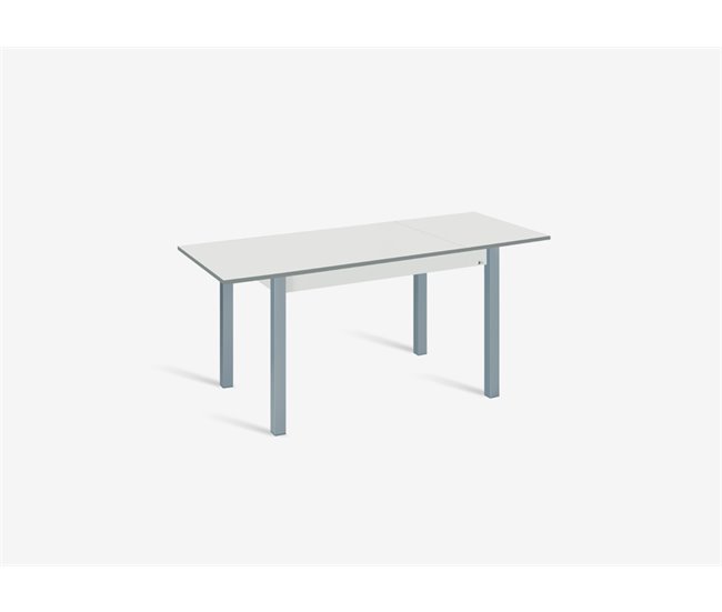 Mesa de cocina extensible B-EXTENS 110(160)x70cm Blanco/ Gris
