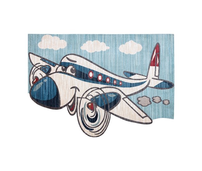 Alfombra infl TOYS 75320 Plano para niños moderno Azul