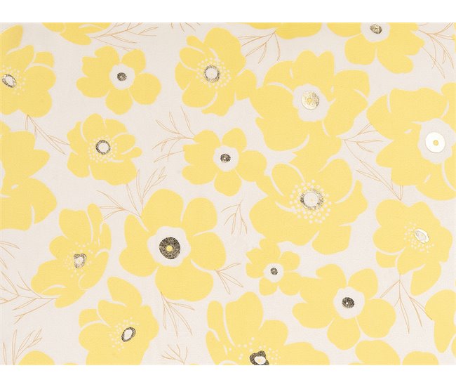 Beliani Cojín decorativo TRITELEIA 45x45 Amarillo