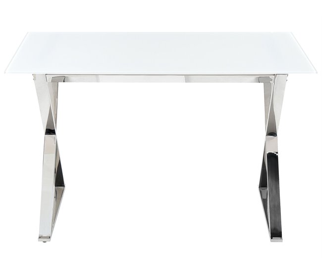 Beliani Mesa de comedor ATTICA Blanco